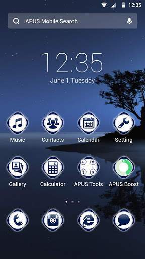 Quite-APUS Launcher theme screenshot 1