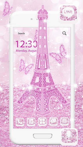 Galaxy Paris Launcher Theme Live HD Wallpapers screenshot 1