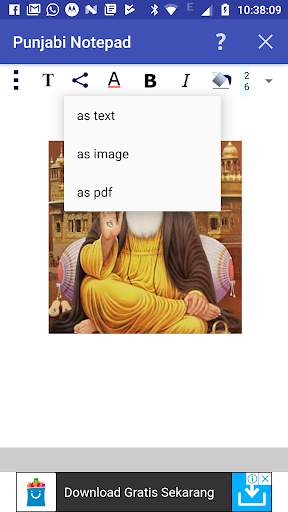 Punjabi Notepad screenshot 5