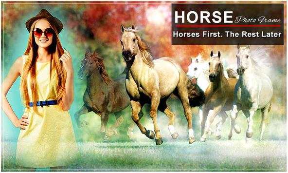 Horse Photo Frame Editor : Horse Photo Mixer 2 تصوير الشاشة