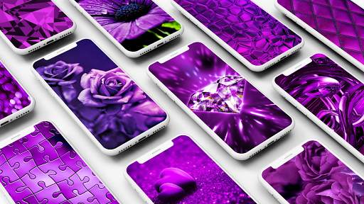 Purple Wallpaper screenshot 1