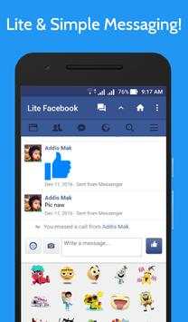 Lite for Facebook - Fast & Secure screenshot 3