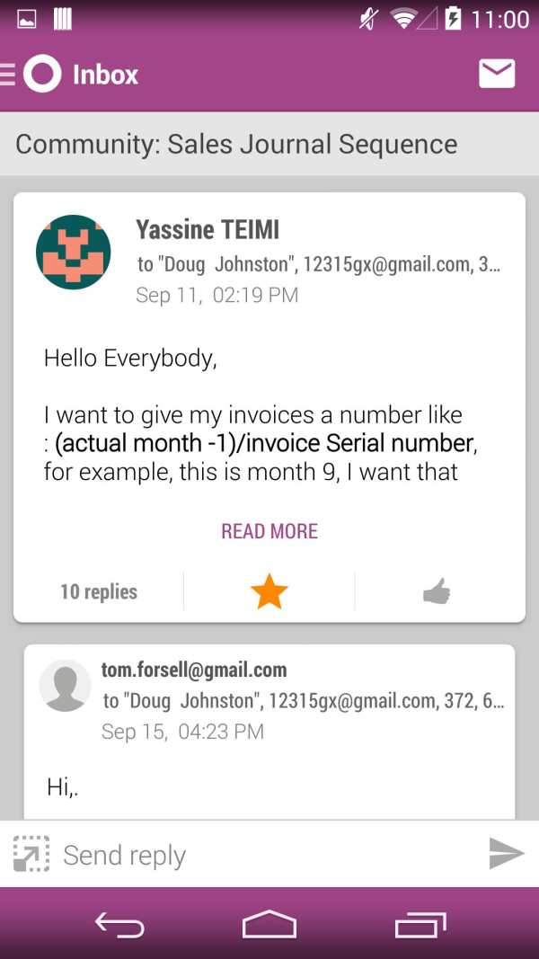 Odoo Messaging скриншот 7