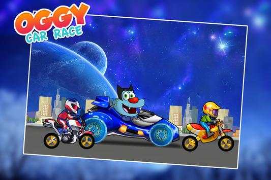 Oggy Car Racing Game screenshot 2
