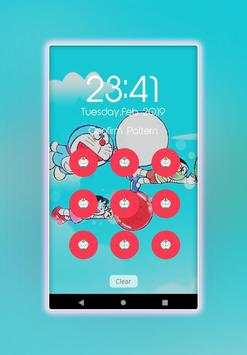 Pattern Lock Doraemon screenshot 3