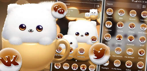 Cute Puffy Theme Launcher screenshot 6