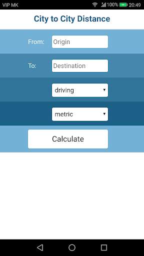 City Distance Meter screenshot 1