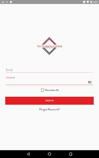 Tel Products Ordering app screenshot 2