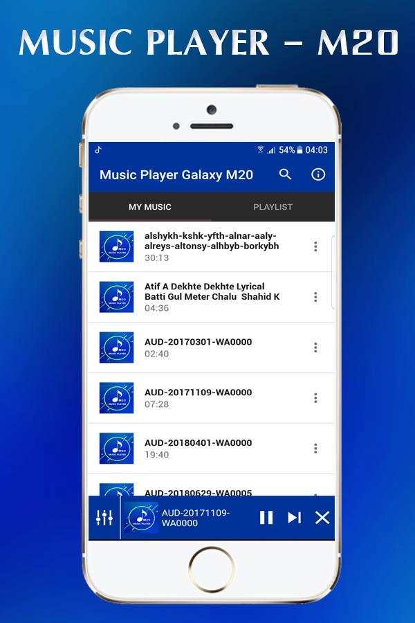 Music Player For Galaxy M20 screenshot 4