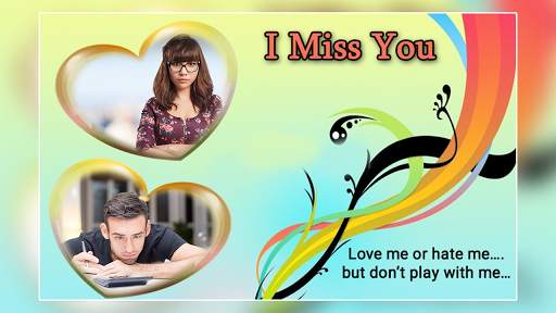 I Miss You Dual Photo Frame 6 تصوير الشاشة