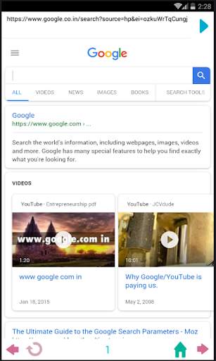 Fire Kangaro Lite Browser screenshot 2