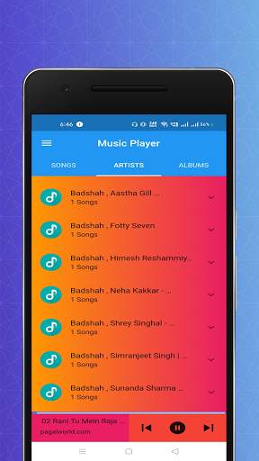 Music Player 2021 - MP3 Player , Audio Player स्क्रीनशॉट 5