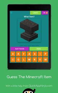 Guess The Minecraft Item screenshot 7