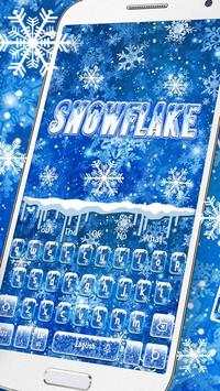 Snowflakes Keyboard Theme screenshot 2