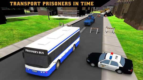 Police Bus Prison Transport 3D screenshot 2