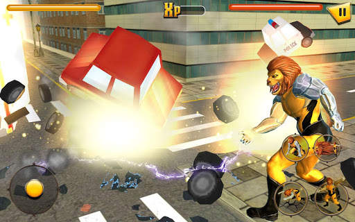 Scary Lion City Attack 7 تصوير الشاشة