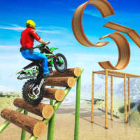 Tricky Bike Stunt Racing Games - New Bike Games 3D logo
