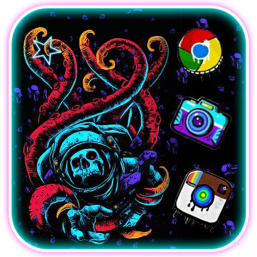 Graffiti, Octopus Themes, Live Wallpaper 1.0