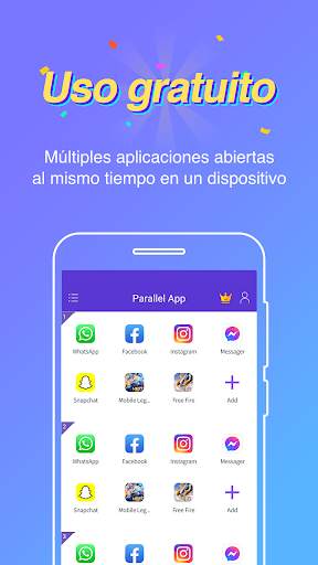 App paralela - cuentas dobles screenshot 1