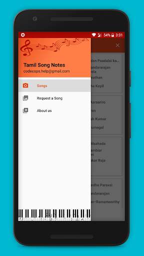 Piano notes for tamil songs screenshot 1
