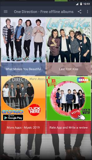 One Direction - Free offline albums 3 تصوير الشاشة