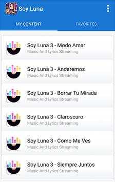 Top Hits Soy Luna - Music Lyrics screenshot 3