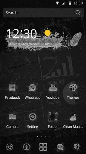 Black Board Graffiti Theme screenshot 3