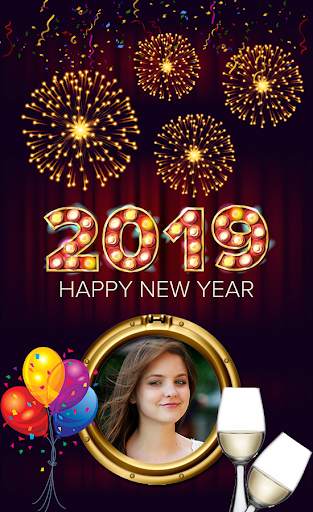 2019 New Year Photo Frames,Greetings screenshot 4