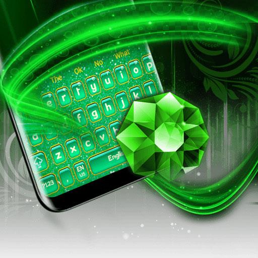 Green Emerald Keyboard icon