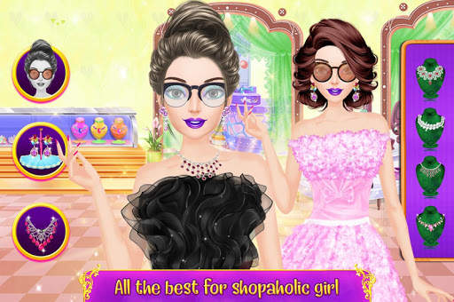 Shopping Mall Rich Girl Dressup - Color by Number screenshot 5