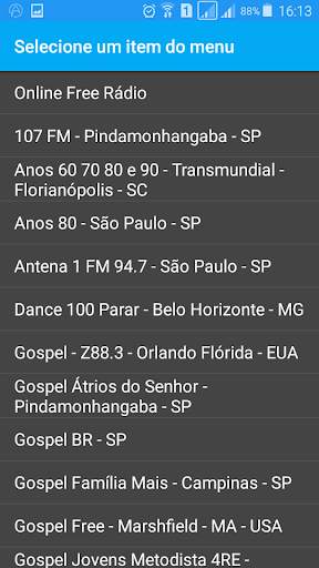 Online Free Rádio screenshot 5