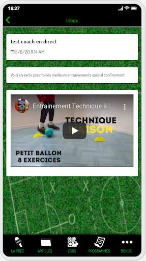 L'Entrainement du Footballeur screenshot 5