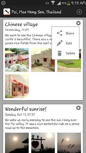 Travel Diary screenshot 3