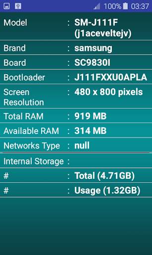 Mobile Hardware Info screenshot 2