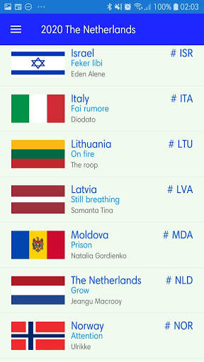 Lyrics of ESC Songs screenshot 3
