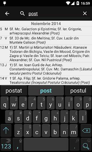 Calendar Ortodox screenshot 4