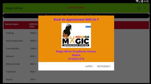 My Magic Mirror Locs स्क्रीनशॉट 10