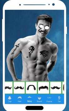 Beard Man Photo Editor -Tattoos & Hairstyle screenshot 3