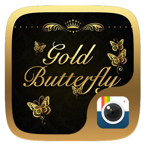 Z CAMERA GOLD BUTTERFLY THEME icon