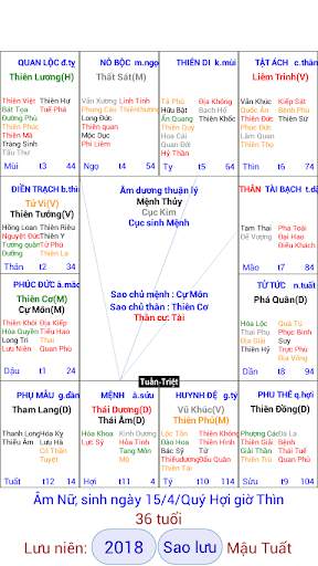 Tử Vi screenshot 2