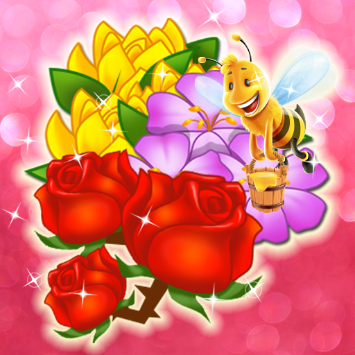 Flower Crush Match 3 - Blossom Legend Garden Games आइकन