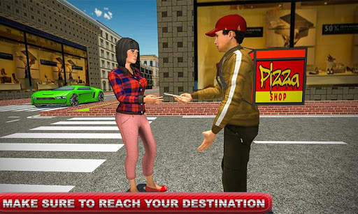Virtual Moto Bike Delivery Boy: Pizza Car Driver screenshot 2