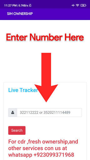 Sim Owner Details | Number Tracker 2021 screenshot 3