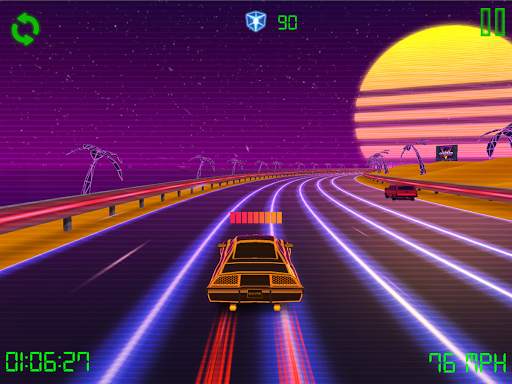 Retro Drive - Xmas edition screenshot 9