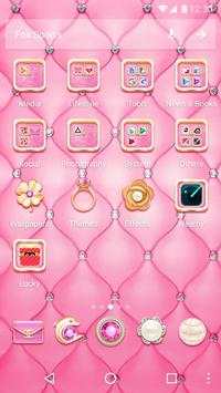Luxury Theme - Pink Diamond Wallpaper & Icons скриншот 2