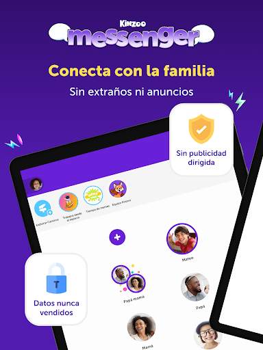 Kinzoo Chat para Familias screenshot 8