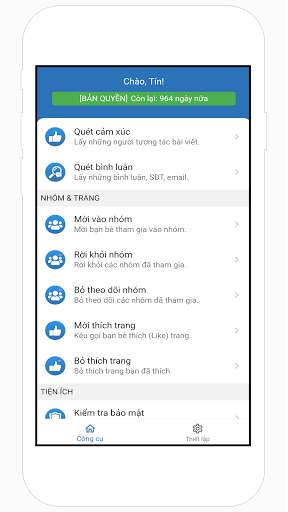 InboxFB - Công cụ hỗ trợ bán hàng trên Facebook screenshot 2
