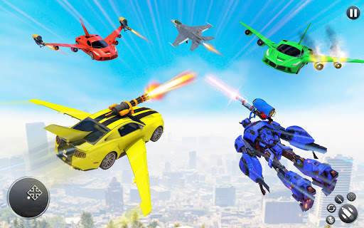Flying Car Robot Game - Robot Transforming Games screenshot 2