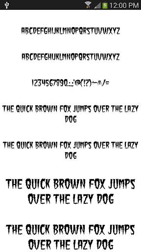Fonts Cool for FlipFont® free screenshot 3