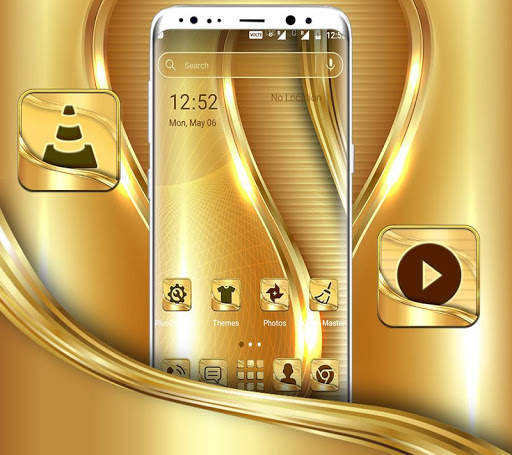 Golden Launcher Theme screenshot 1